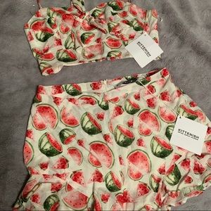 Two piece @kittenish set!